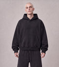 Essential Oversized Hoodie - Black