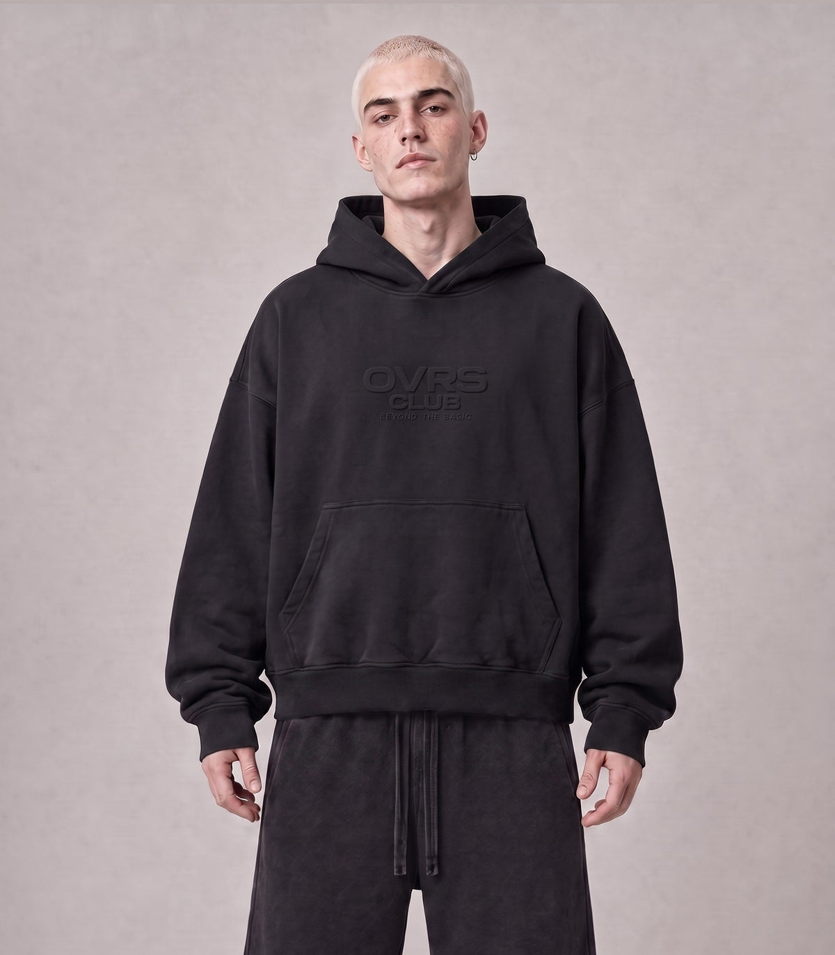 Essential Oversized Hoodie - Black