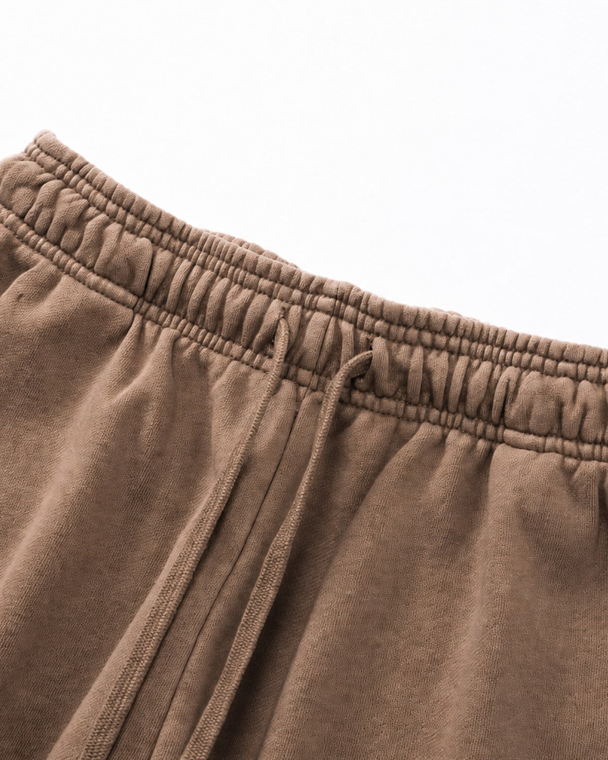 Elastic waist and drawcord