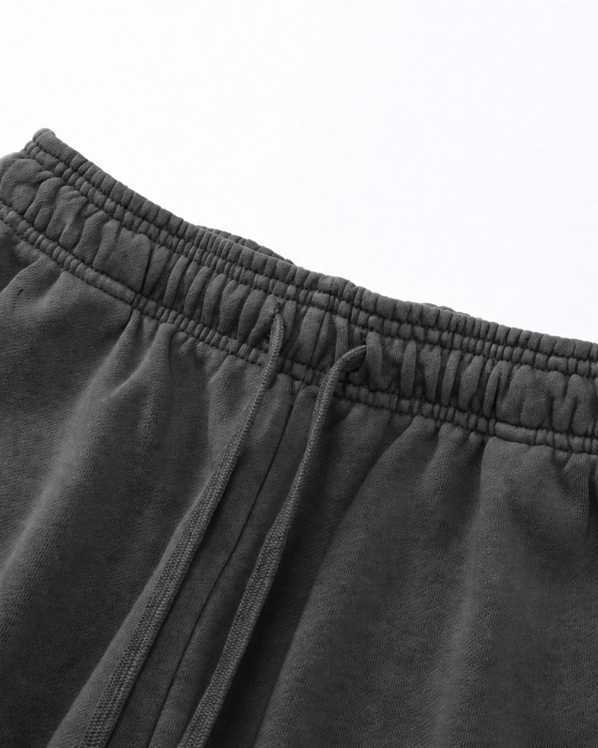 Elastic waist and drawcord