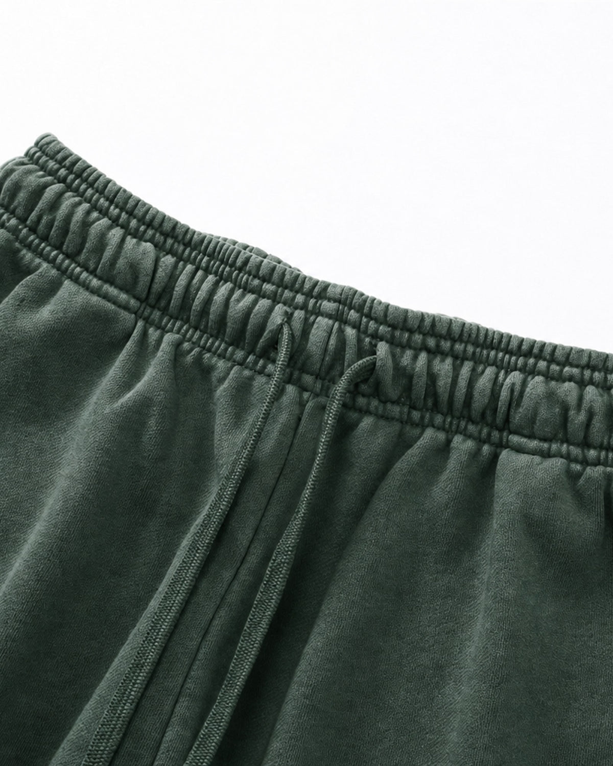 Elastic waist and drawcord