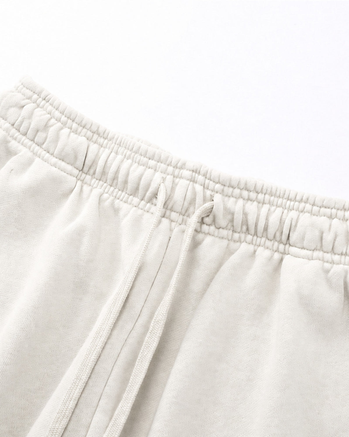 Elastic waist and drawcord