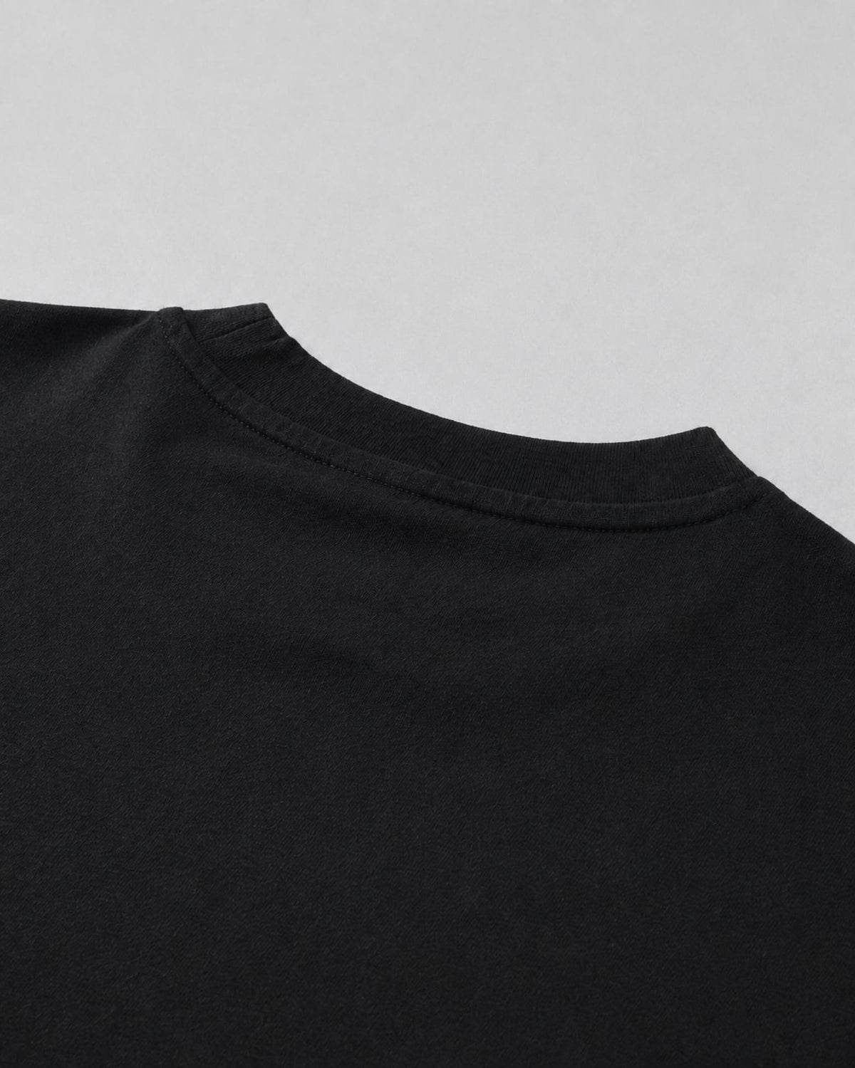 Logo Oversized T-Shirt in Black, fabric and construction detail