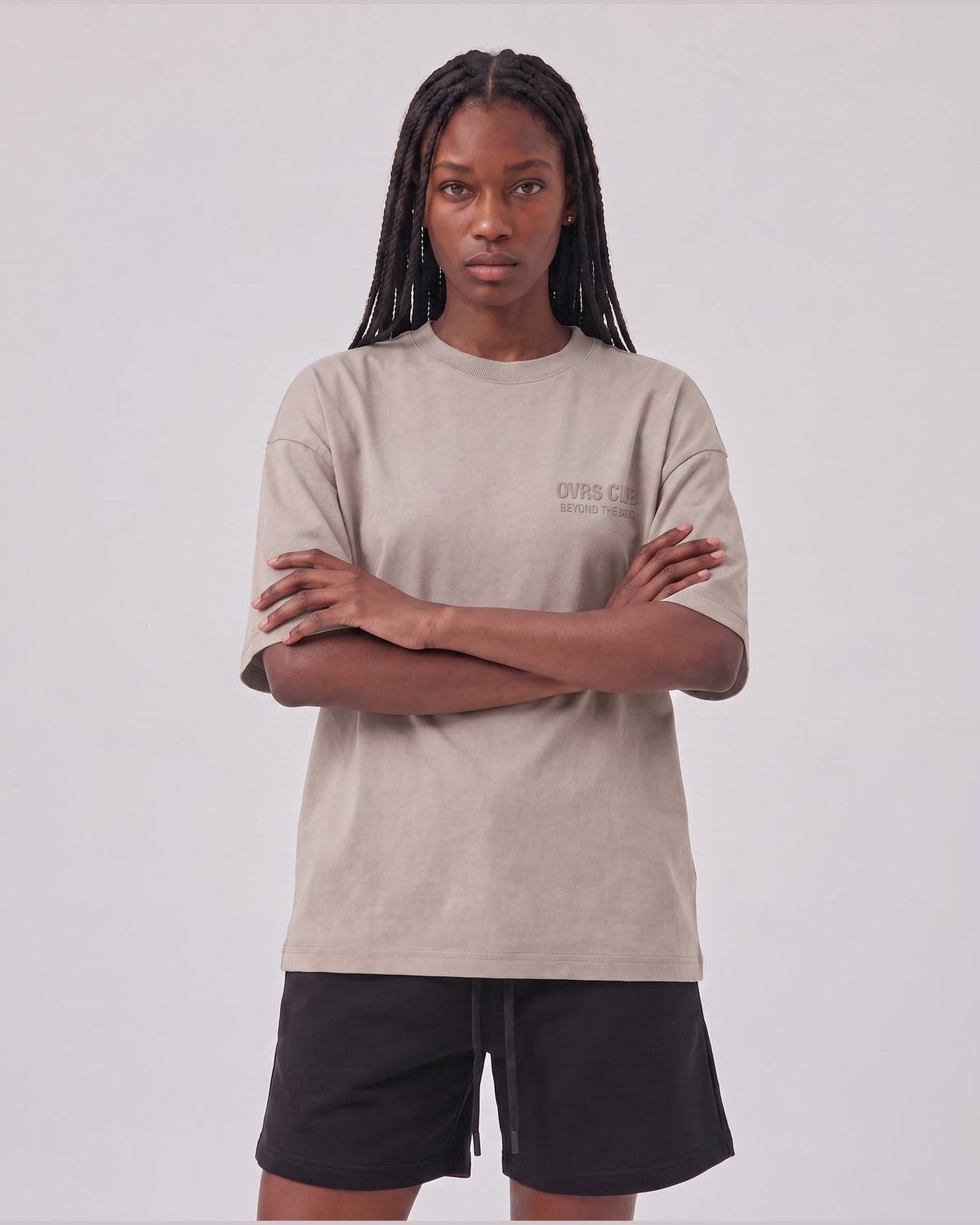 Logo Oversized T-Shirt - Brown