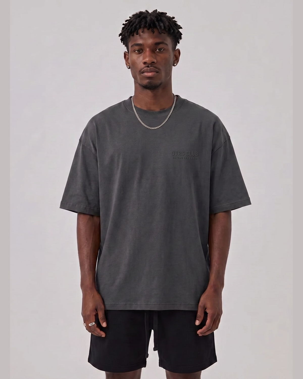 Logo Oversized T-Shirt - Dark Gray