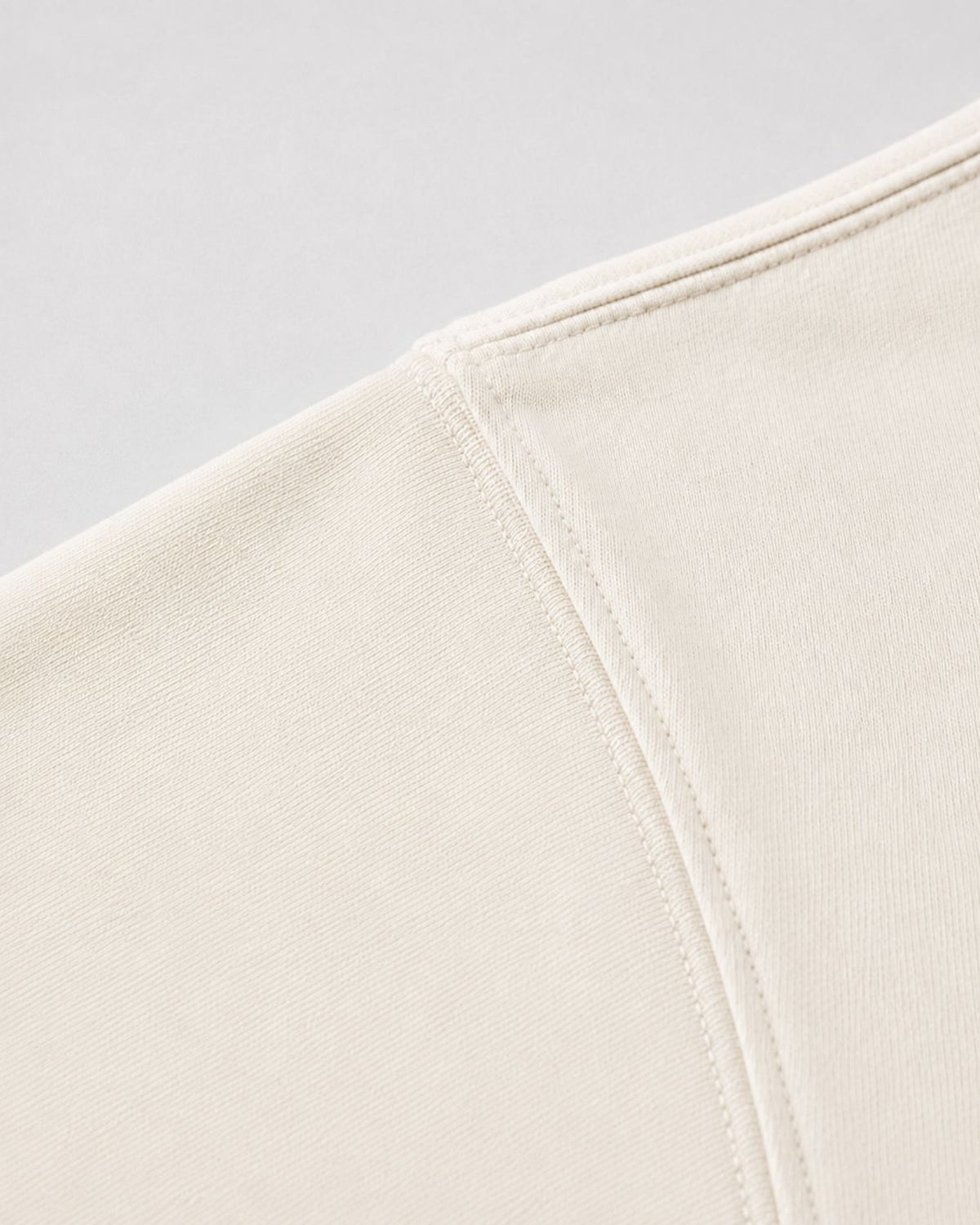 Logo Oversized T-Shirt in Off-White, fabric and construction detail