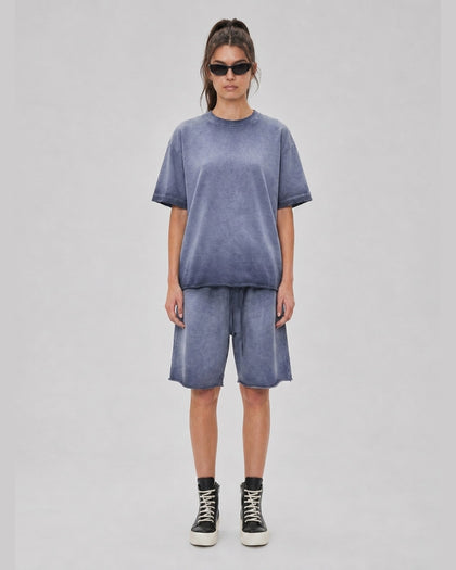 Washed Oversized Set - Slate Blue